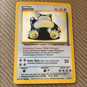 Holo Snorlax Pokémon Card